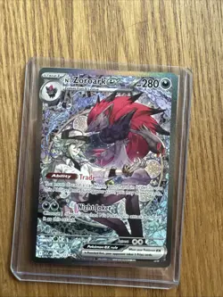 N's Zoroark ex 286/217 Special Illustration Rare Ascended Heroes Pokemon Holo NM - Image 1