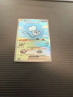 Pokemon TCG Bubble Mew SV Paldean Fates EX Illustration Card 232/091 SIR/SAR - Image 3