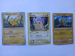 Pokemon Pikachu Promo Cards Set of 3 - Image 1