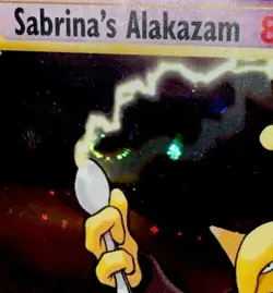 Pokemon Sabrina's Alakazam Gym Challenge Holo #16 PSA 10 SWIRL 🌀 - Image 4