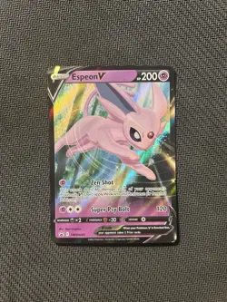 Pokemon TCG Espeon V SWSH201! NM Condition! See Description! - Image 1