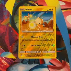 Minun 54/168 Uncommon Celestial Storm Pokemon Reverse Holo Near Mint - Image 1