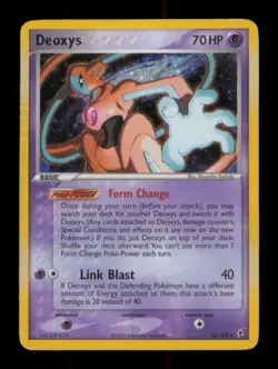 DEOXYS RARE 16/107 DMG POKEMON - Image 1