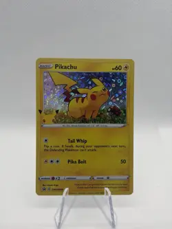 Pikachu Pokemon TCG SWSH Sword & Shield Promo SWSH039 Promo Holo English - Image 1