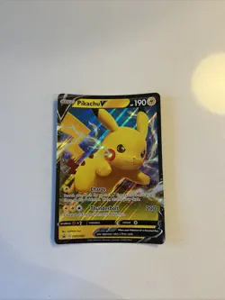 Pokemon Pikachu v SWSH061 Promo Jumbo Card - Image 1
