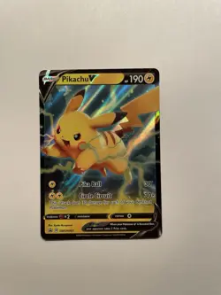 2020 Pikachu V SWSH063 Ultra Rare Holo - 2020 Pokemon Black Star Promo - Image 1