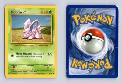 Nidoran M 55/102 - C Base Set Unlimited - HP - Pokemon - Image 3