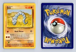 Onix 56/102 - C Base Set Unlimited - MP - Pokemon - Image 3
