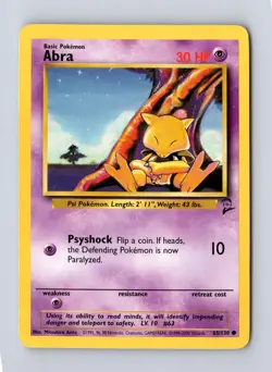 Abra 65/130 - C Base Set 2 - MP - Pokemon - Image 1