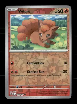 Vulpix 028/197 Obsidian Flames Reverse Holo NM/M Pokemon - Image 1