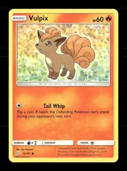 Vulpix 15/181 Team Up NM/M Pokemon - Image 1