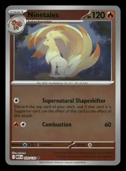Ninetales 020/132 Mega Evolution Reverse Holo NM/M Pokemon - Image 1