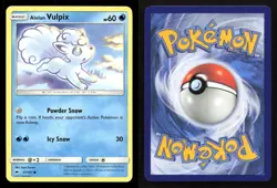 Alolan Vulpix 27/147 Burning Shadows NM/M Pokemon - Image 3
