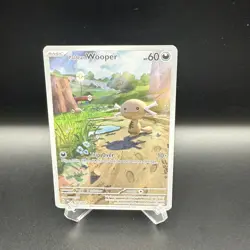 Pokemon TCG Paldean Wooper 102/094 Illustration Rare Phantasmal Flames - Image 1