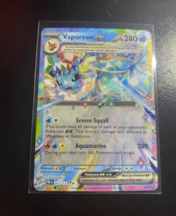 The Pokemon Company Vaporeon ex 023/131 SV: Prismatic Evolutions DR Holo - Image 1
