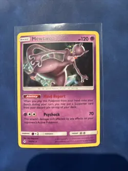 Pokemon Mewtwo - 75/214 Sun & Moon - Ice Holo - NM - Image 1
