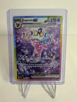 Espeon ex 155/131 Special Illustration Rare Pokemon Prismatic Evolutions NM - Image 1