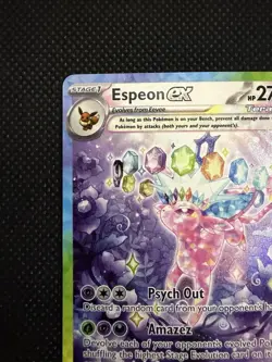 Espeon ex 155/131 Special Illustration Rare Pokemon Prismatic Evolutions NM - Image 3