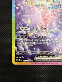 Espeon ex 155/131 Special Illustration Rare Pokemon Prismatic Evolutions NM - Image 5