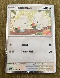 Pokemon Tandemaus Cosmos Holo 167/193 NM - Image 1