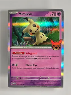 Mimikyu 097/193 - , HOLO RARE - Trick or Trade BOOster 2023 - NM - illus. - Image 1