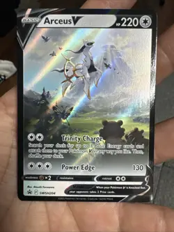 Pokemon TCG - Arceus V SWSH204 NM Holo Sword & Shield Promo - Image 1