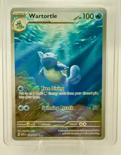 🐢 Pokemon 151 Wartortle 171/165 Illustration Rare IR SV2a Near Mint ⭐ - Image 1