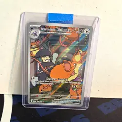 The Pokemon Company Team Rocket's Raticate 202/182 Sv10 IR Holo Full Art English - Image 1