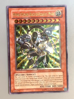 yugioh Hyper Psychic Blaster/Assault Mode CRMS-EN020 Ultimate Unl Ed near mint - Image 3
