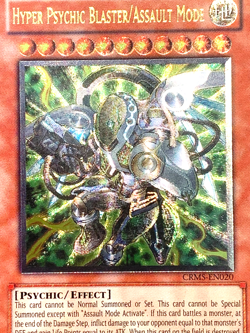 yugioh Hyper Psychic Blaster/Assault Mode CRMS-EN020 Ultimate Unl Ed near mint - Image 4