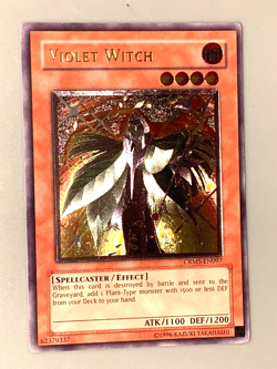 yugioh Violet Witch CRMS-EN097 Ultimate rare Unlimited Edition near mint - Image 1