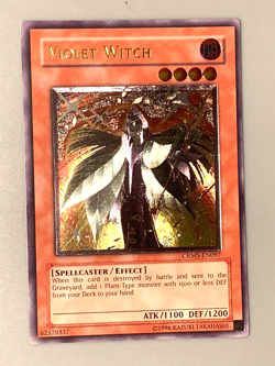 yugioh Violet Witch CRMS-EN097 Ultimate rare Unlimited Edition near mint - Image 2