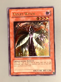 yugioh Violet Witch CRMS-EN097 Ultimate rare Unlimited Edition near mint - Image 3