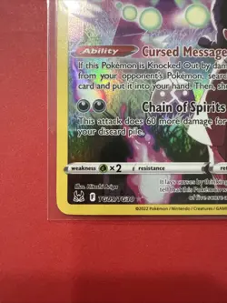 Pokemon Spiritomb TCG Lost Origin Trainer Gallery Holo Ultra Rare Card TG09/TG30 - Image 5