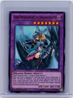 Dark Magician Girl the Dragon Knight DRL3-EN044Unleashed Yu-Gi-Oh 1st Edition NM - Image 1