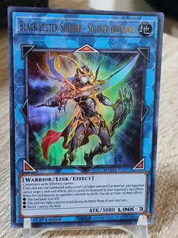 Yugioh! Black Luster Soldier - Soldier of Chaos MAMA-EN073 - Ultra Rare NM ENG - Image 2