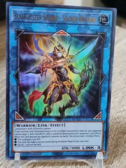 Yugioh! Black Luster Soldier - Soldier of Chaos MAMA-EN073 - Ultra Rare NM ENG - Image 4