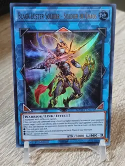 Yugioh! Black Luster Soldier - Soldier of Chaos MAMA-EN073 - Ultra Rare NM ENG - Image 5