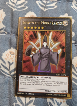 Norito the Moral Leader - Gold Rare - PGL3-EN074 1st Edition - Yugioh - Image 1