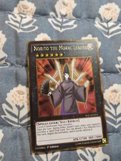 Norito the Moral Leader - Gold Rare - PGL3-EN074 1st Edition - Yugioh - Image 2