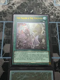 Yugioh! The Fallen & The Virtuous (Ultimate Rare) UP01-EN006 OTS Limited UTR NM - Image 1