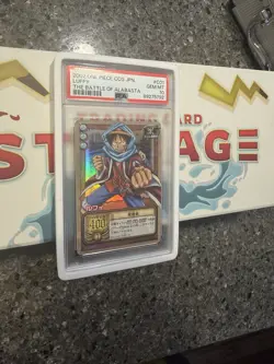 Bandai One Piece CCG Luffy The Battle of Alabasta 2002 PSA 10 Japanese C01 - Image 3
