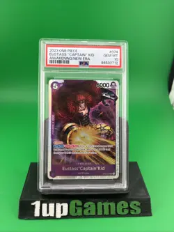 2023 ONE PIECE AWAKENING NEW ERA OP05-074 EUSTASS CAPTAIN KID PSA 10 #74 - Image 1