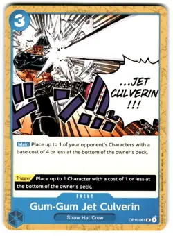 Gum-Gum Jet Culverin OP11-061 A Fist of Divine Speed One Piece - Image 1