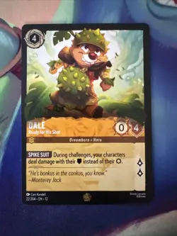 Dale Ready For His Shot Legendary 22/204 Non Holo Disney Lorcana Wilds Unknown - Image 1