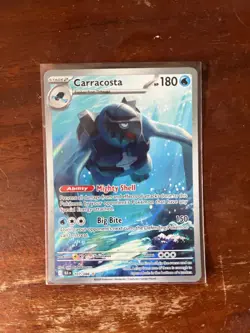 Carracosta Secret Art Rare RAW one owner pokemon card Black Bolt - Image 1