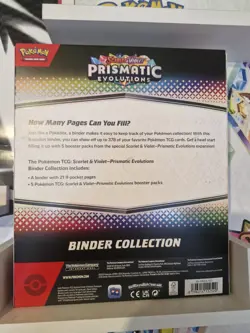 Prismatic Evolutions Binder Collection. New Factory Sealed. English Tcg - Image 4