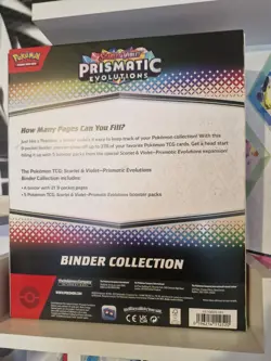 Prismatic Evolutions Binder Collection. New Factory Sealed. English Tcg - Image 5