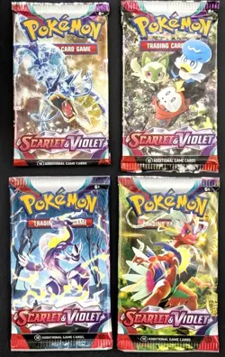 72x Pokemon TCG Scarlet & Violet Base Set Booster Packs Lot SV Sealed English - Image 3