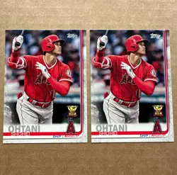 Topps Series 1 2019 Shohei Ohtani Los Angeles Angels #250 Card Lot (2) - Image 1